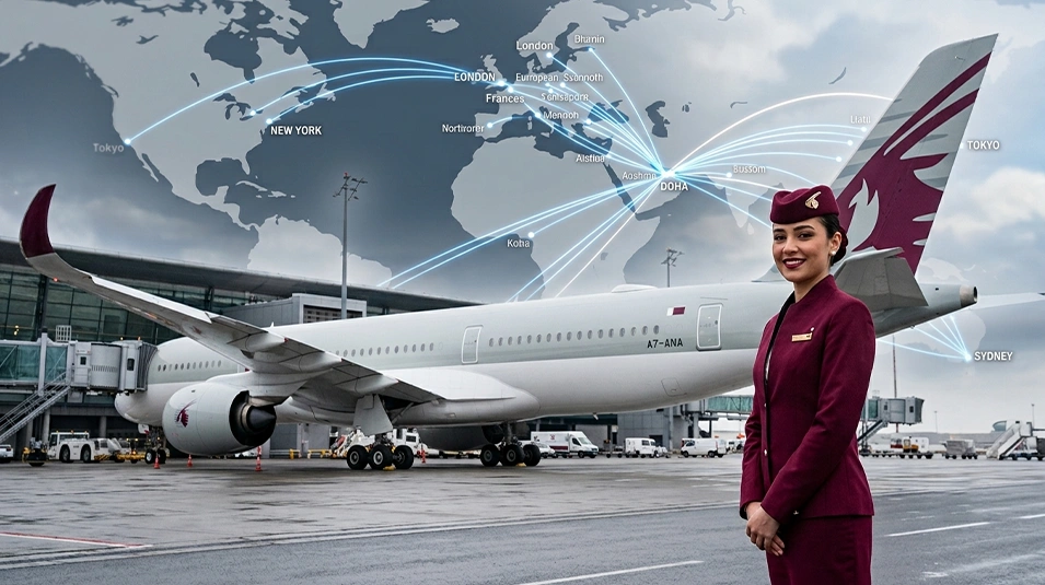 Qatar Airways potenzia la rete invernale e supera le 170 destinazioni globali