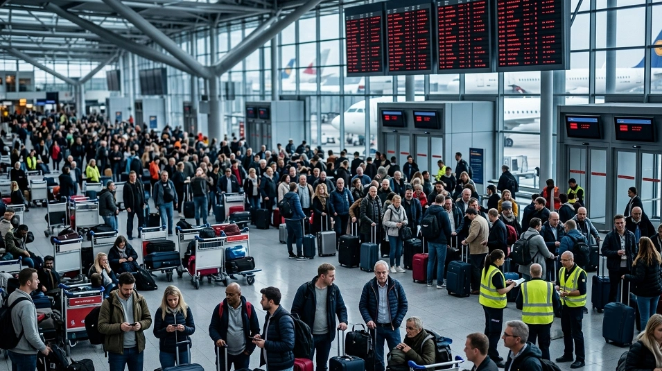 Domenica di passione nei cieli: sciopero nazionale del trasporto aereo e disagi per oltre 50.000 passeggeri